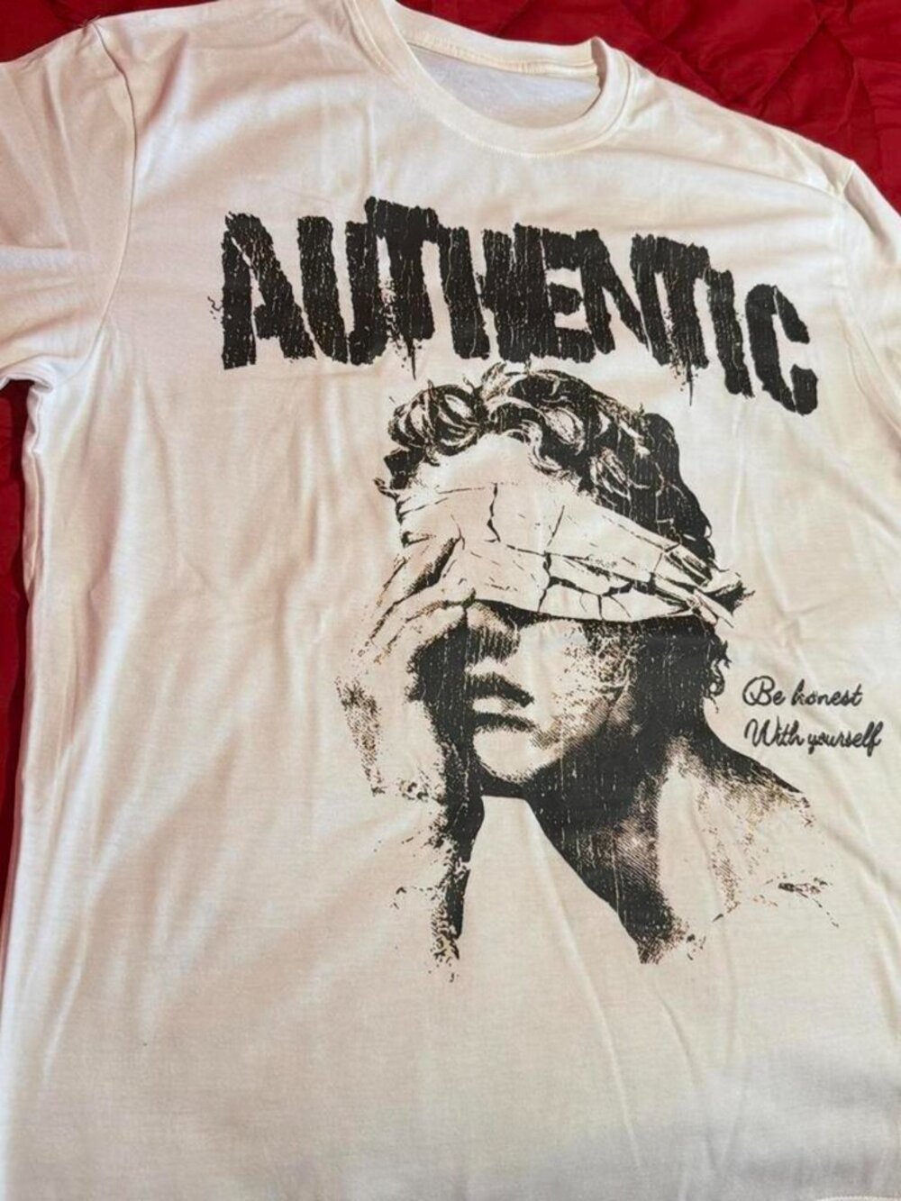 Men's Graphic Tee Authentic Sz Lg